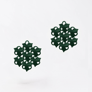 FABNORA Fabnora Blossom Ohrring-Anhänger Mini Pine Green FB8PE-03PN in Ravensburg