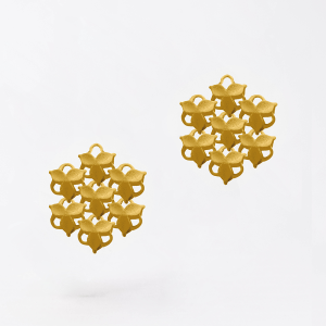 FABNORA Fabnora Blossom Ohrring-Anhänger Mini Mustard Yellow FB8PE-03MY in Ravensburg