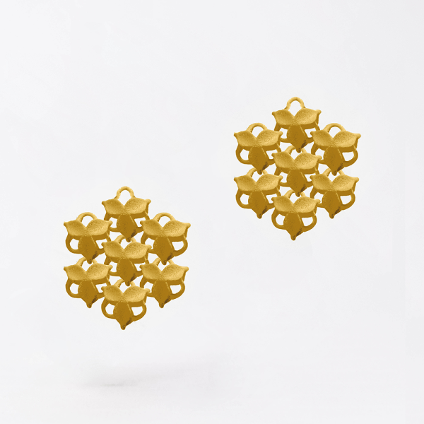 FABNORA Fabnora Blossom Ohrring-Anhänger Mini Mustard Yellow FB8PE-03MY in Ravensburg