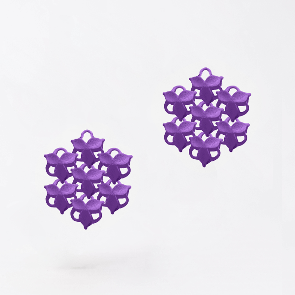 FABNORA Fabnora Blossom Ohrring-Anhänger Mini Lavender Lila FB8PE-03LP in Ravensburg