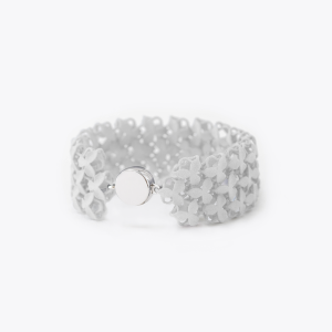 FABNORA Fabnora Blossom Armband 925 Silber Cotton White FB1B8-02WH in Ravensburg