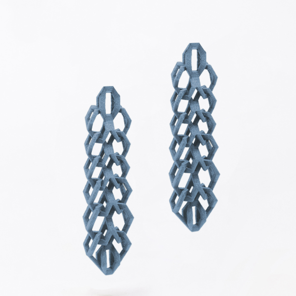 FABNORA Fabnora Bond Ohrring-Anhänger klein Topas Blue FD8PE-SSTP in Ravensburg