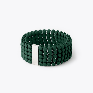 FABNORA Fabnora Essence Armband 5-reihig 925 Silber Pine Green FA1B8-5RPN in Ravensburg