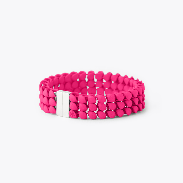 FABNORA Fabnora Essence Armband 3-reihig 925 Silber Hot Pink FA1B8-3RPI in Ravensburg