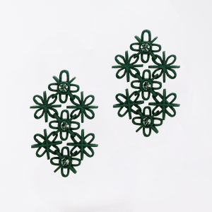 FABNORA Fabnora Lace Ohrring-Anhänger Pine Green / Indian Sapphire FL8PE-SSGI in Ravensburg