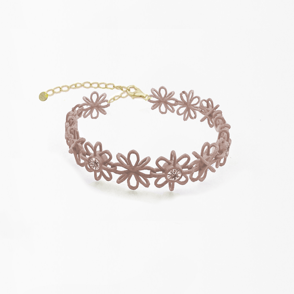 FABNORA Fabnora Lace Armband vergoldet Classic Beige / Silk FL6BL-1RBE in Ravensburg