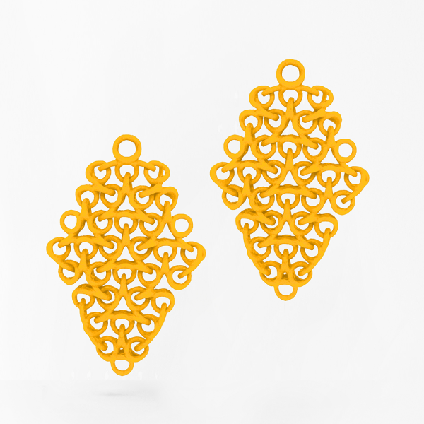 FABNORA Fabnora Rondo Ohrring-Anhänger klein Sunflower Yellow FR8PE-SSSY in Ravensburg