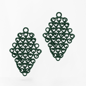 FABNORA Fabnora Rondo Ohrring-Anhänger klein Pine Green FR8PE-SSPN in Ravensburg