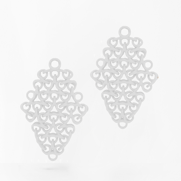 FABNORA Fabnora Rondo Ohrring-Anhänger klein Cotton White FR8PE-SSWH in Ravensburg