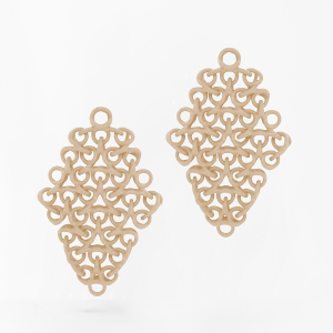 FABNORA Fabnora Rondo Ohrring-Anhänger klein Classic Beige FR8PE-SSBE in Ravensburg