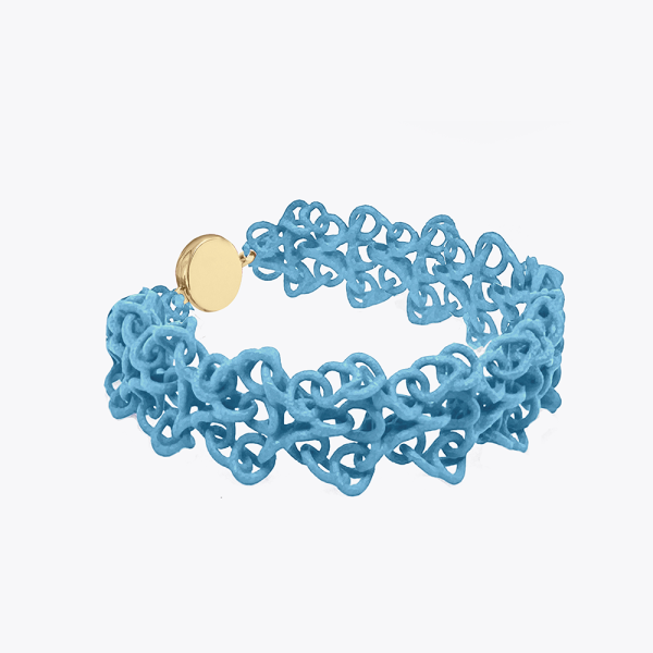 FABNORA Fabnora Rondo Armband vergoldet Topaz Blue FR6B8-1RTP in Ravensburg