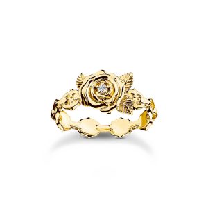 Thomas Sabo True Romance Ring Rose Roses Romance vergoldet TR2482-414-39 in Ravensburg