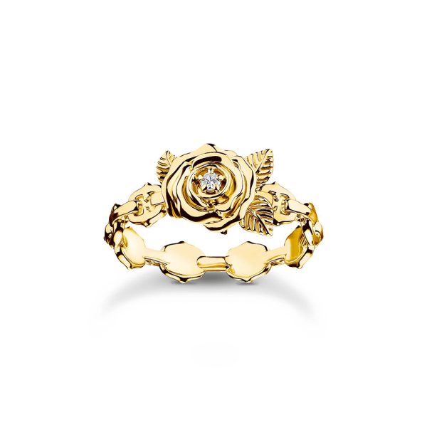 Thomas Sabo True Romance Ring Rose Roses Romance vergoldet TR2482-414-39 in Ravensburg