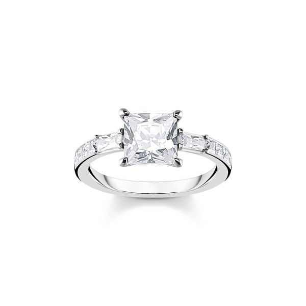 Thomas Sabo Essentials Ring weiße Steine silber TR2380-051-14 in Ravensburg