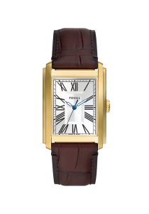 Fossil Carraway Herrenuhr Krokoprägung Leder braun FS6011 in Ravensburg