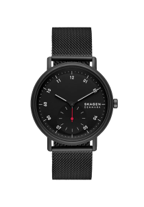 Skagen Kuppel Herrenuhr Kleine Sekunde Milanaise Edelstahl schwarz SKW6892 in Ravensburg