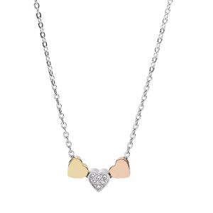Fossil Kette Heart Edelstahl dreifarbig JF02856998 in Ravensburg