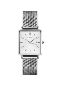 Rosefield The Boxy The Boxy White Sunray Mesh Silver QWSS-Q02 in Ravensburg