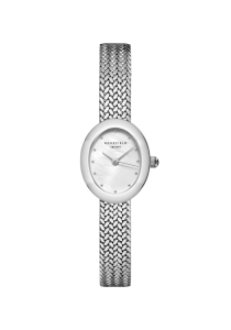 Rosefield Minis Mini Oval White Silver MWSMS-M05 in Ravensburg