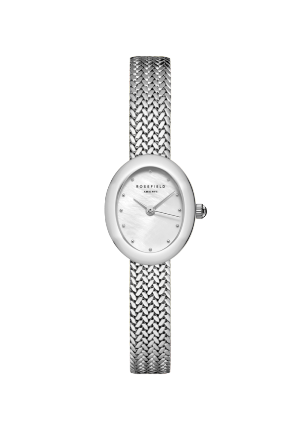 Rosefield Minis Mini Oval White Silver MWSMS-M05 in Ravensburg